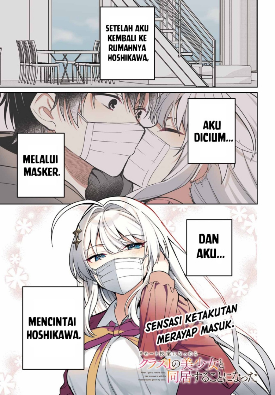 Remote Jugyou ni Nattara Class 1 no Bishoujo to Doukyo suru Koto ni Natta Chapter 12 - halaman 3