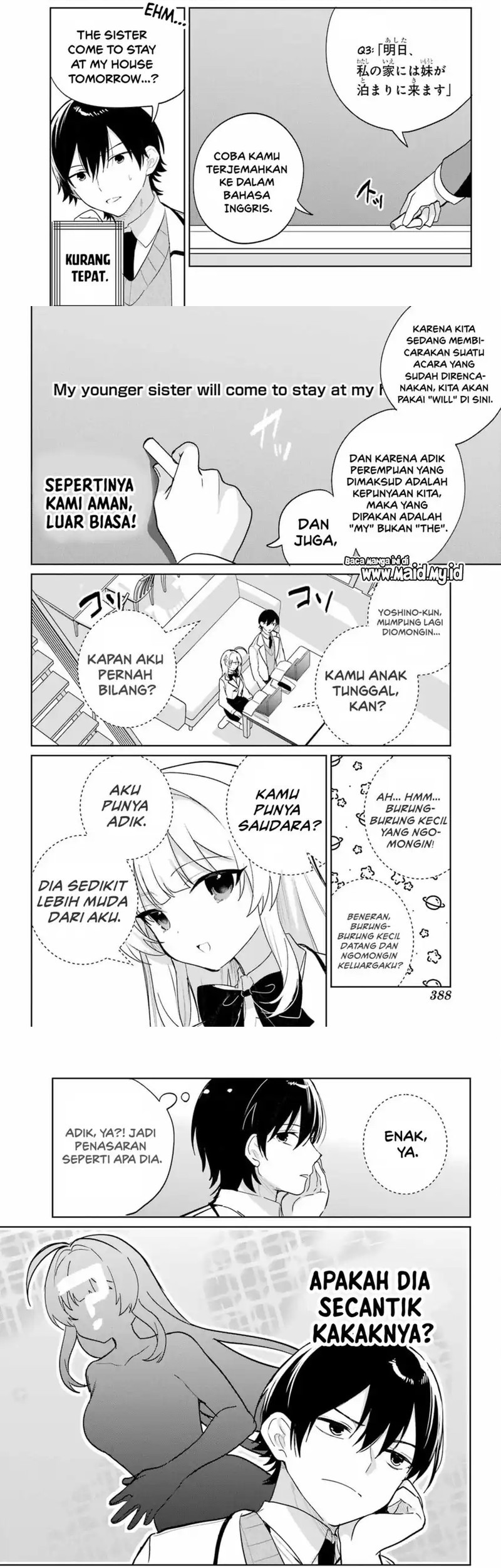 Remote Jugyou ni Nattara Class 1 no Bishoujo to Doukyo suru Koto ni Natta Chapter 13 - halaman 13