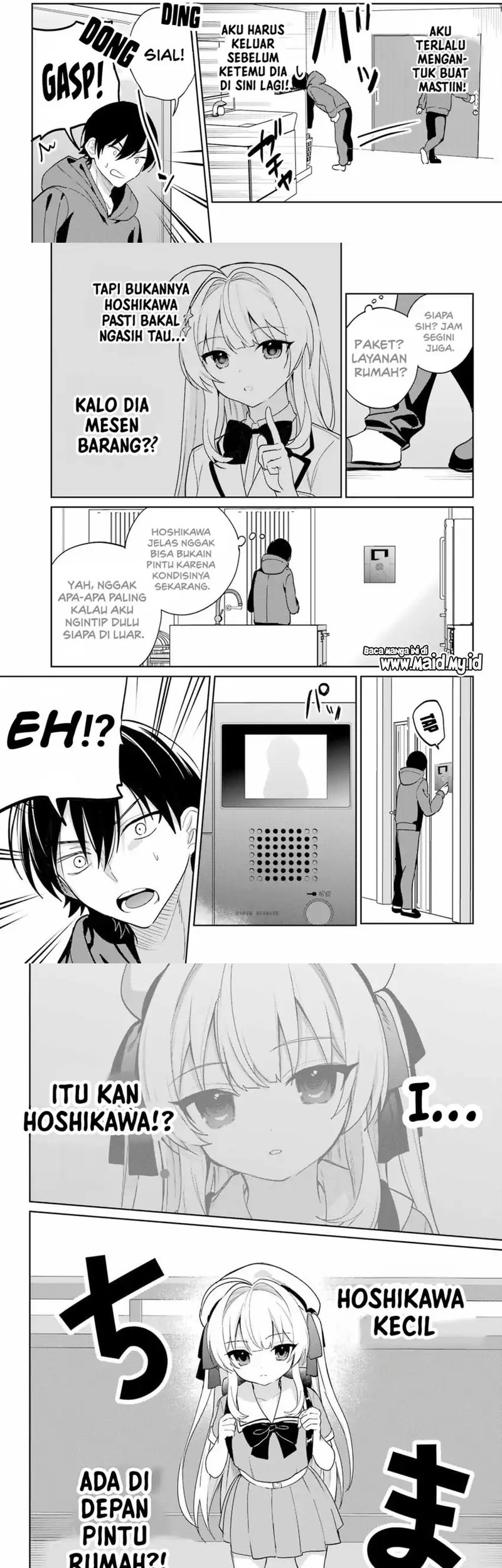Remote Jugyou ni Nattara Class 1 no Bishoujo to Doukyo suru Koto ni Natta Chapter 13 - halaman 19