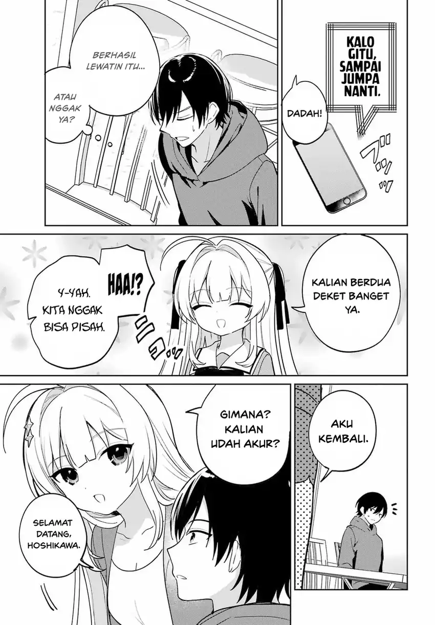 Remote Jugyou ni Nattara Class 1 no Bishoujo to Doukyo suru Koto ni Natta Chapter 15 - halaman 13