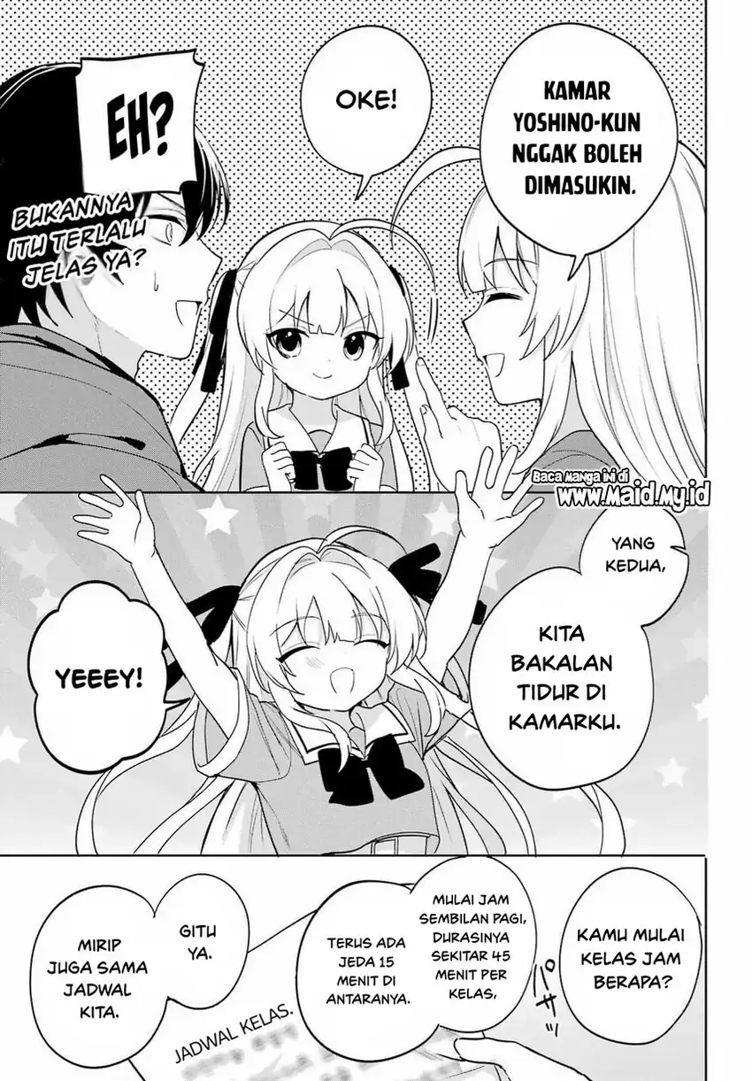 Remote Jugyou ni Nattara Class 1 no Bishoujo to Doukyo suru Koto ni Natta Chapter 15 - halaman 15