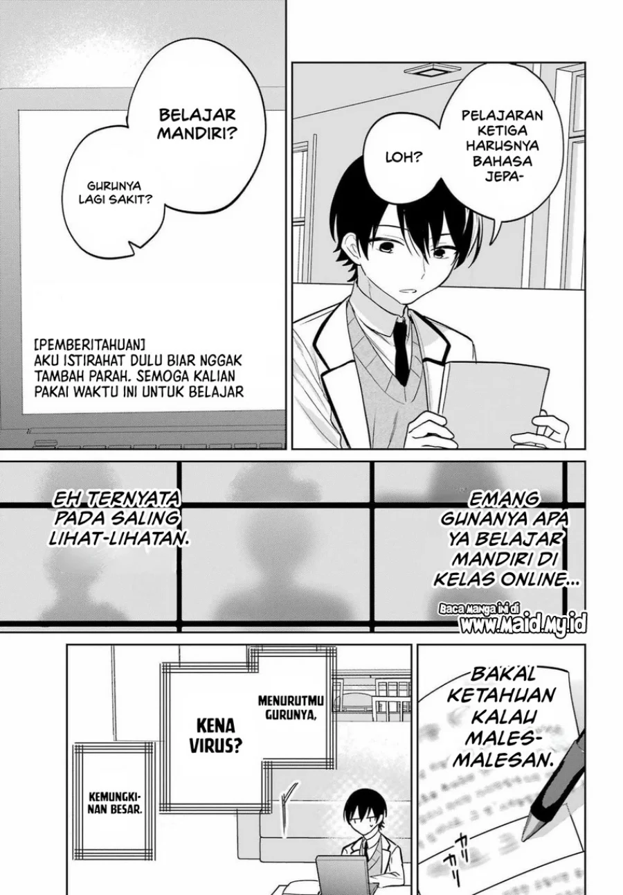 Remote Jugyou ni Nattara Class 1 no Bishoujo to Doukyo suru Koto ni Natta Chapter 16 - halaman 11