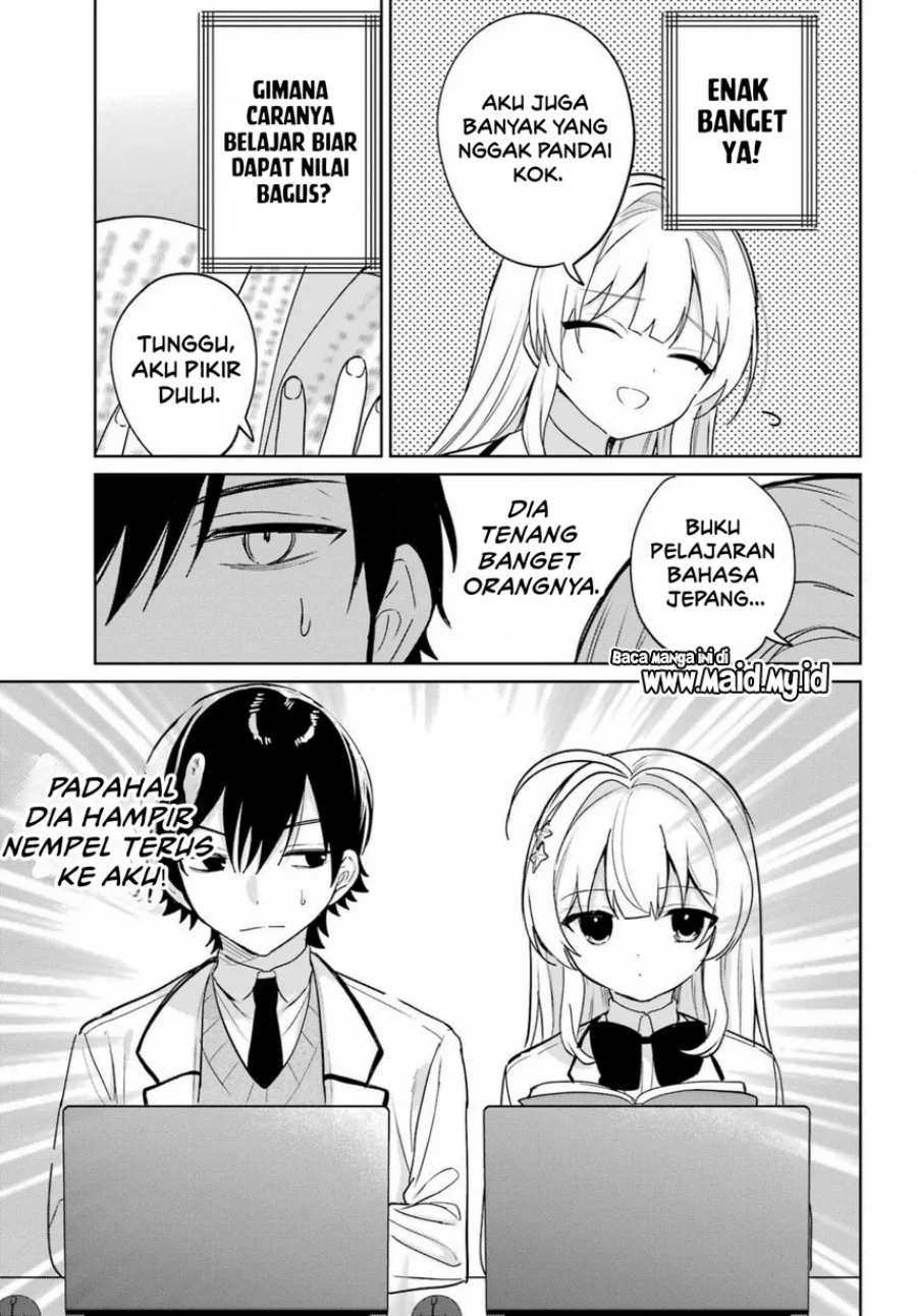 Remote Jugyou ni Nattara Class 1 no Bishoujo to Doukyo suru Koto ni Natta Chapter 16 - halaman 13