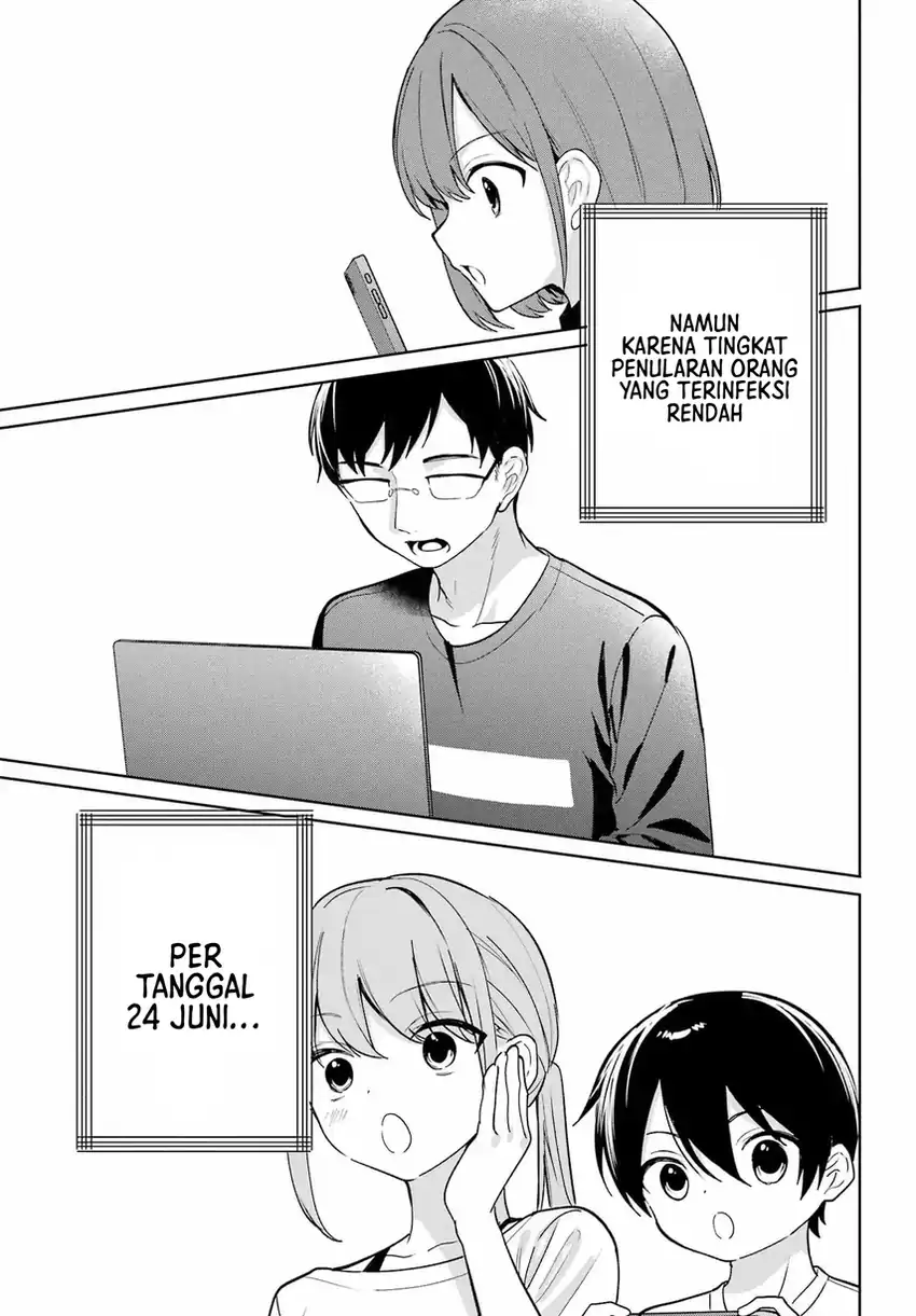 Remote Jugyou ni Nattara Class 1 no Bishoujo to Doukyo suru Koto ni Natta Chapter 20.1 - halaman 11