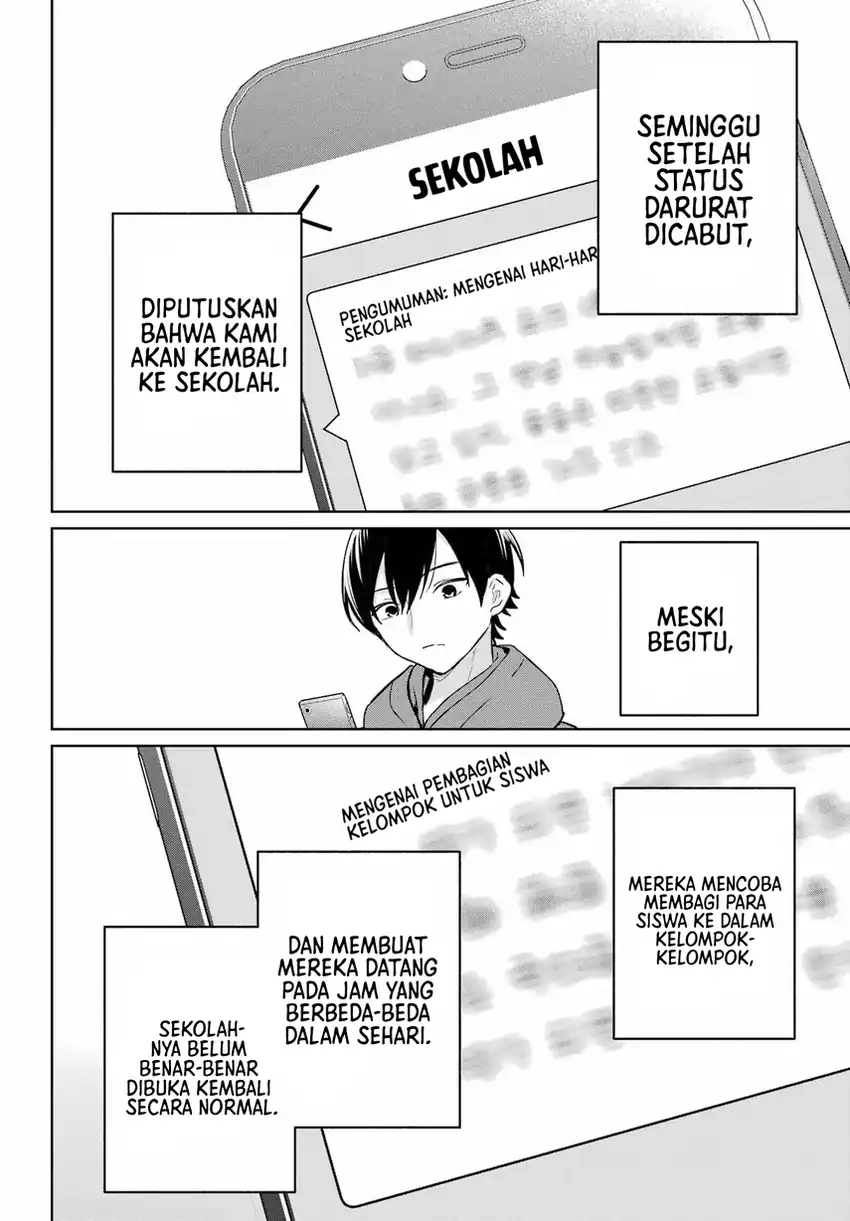 Remote Jugyou ni Nattara Class 1 no Bishoujo to Doukyo suru Koto ni Natta Chapter 20.1 - halaman 13