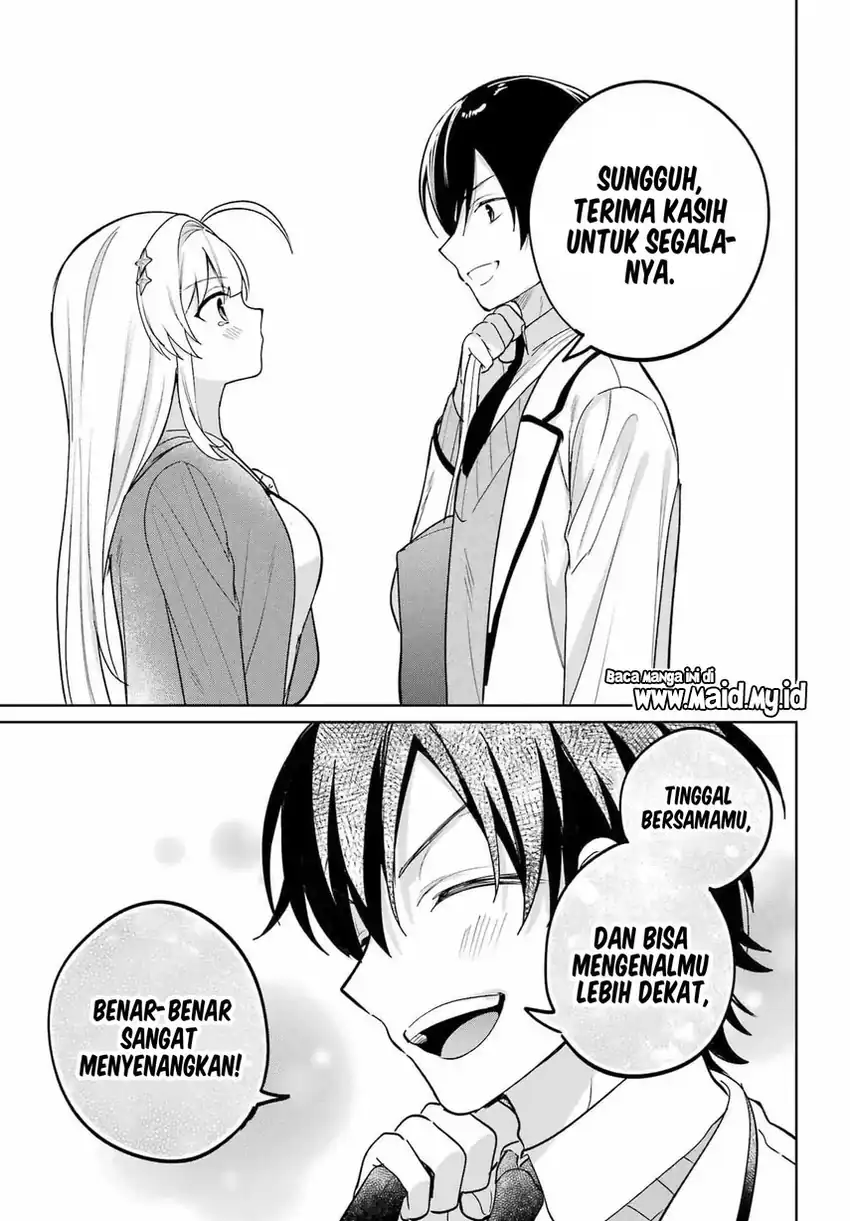 Remote Jugyou ni Nattara Class 1 no Bishoujo to Doukyo suru Koto ni Natta Chapter 20.1 - halaman 18