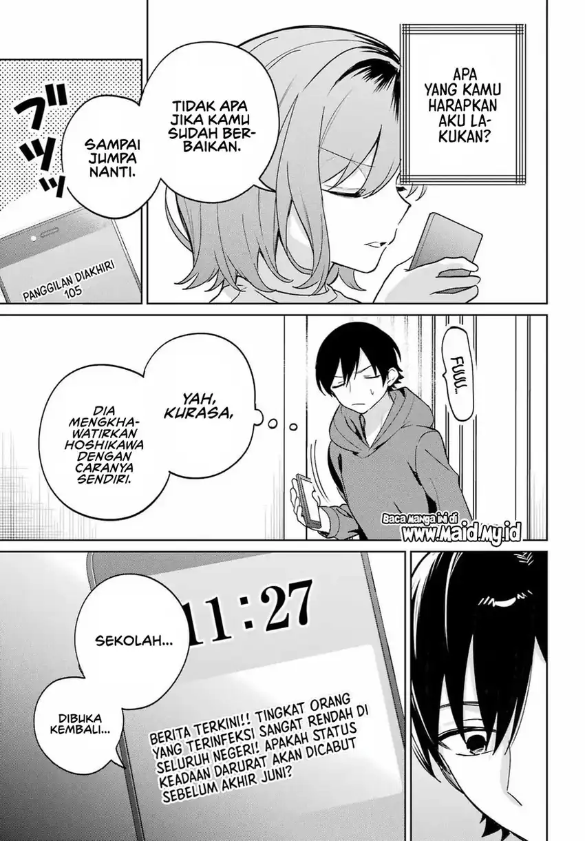 Remote Jugyou ni Nattara Class 1 no Bishoujo to Doukyo suru Koto ni Natta Chapter 20.1 - halaman 9