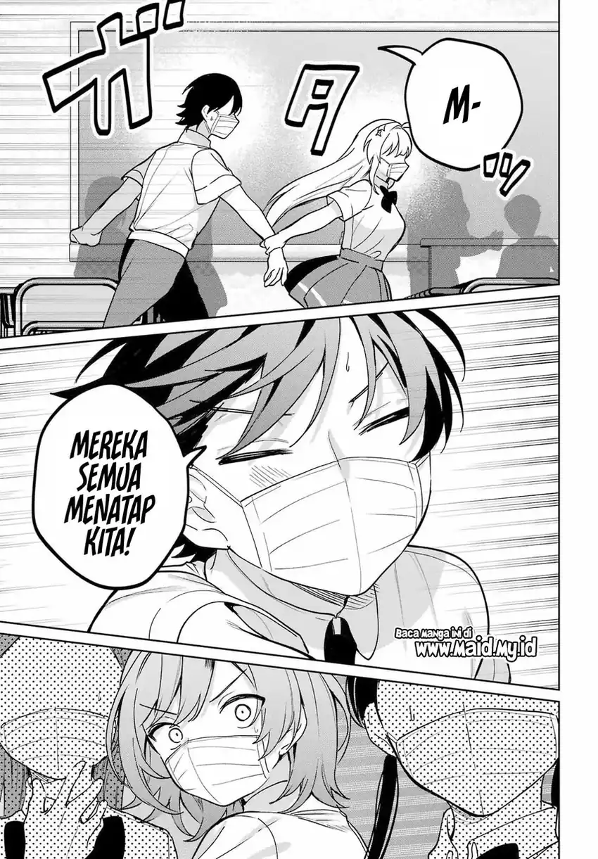 Remote Jugyou ni Nattara Class 1 no Bishoujo to Doukyo suru Koto ni Natta Chapter 20.2 - halaman 14