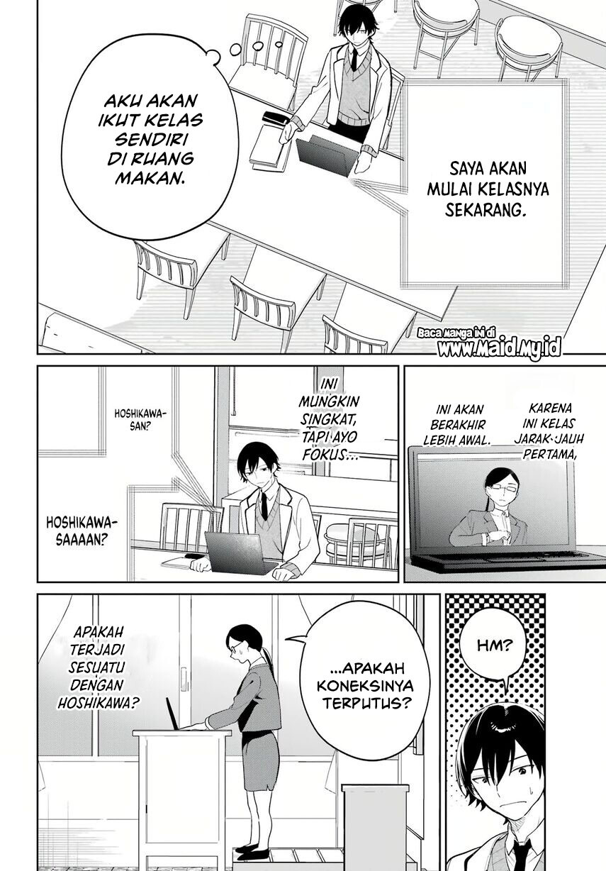 Remote Jugyou ni Nattara Class 1 no Bishoujo to Doukyo suru Koto ni Natta Chapter 4 - halaman 12