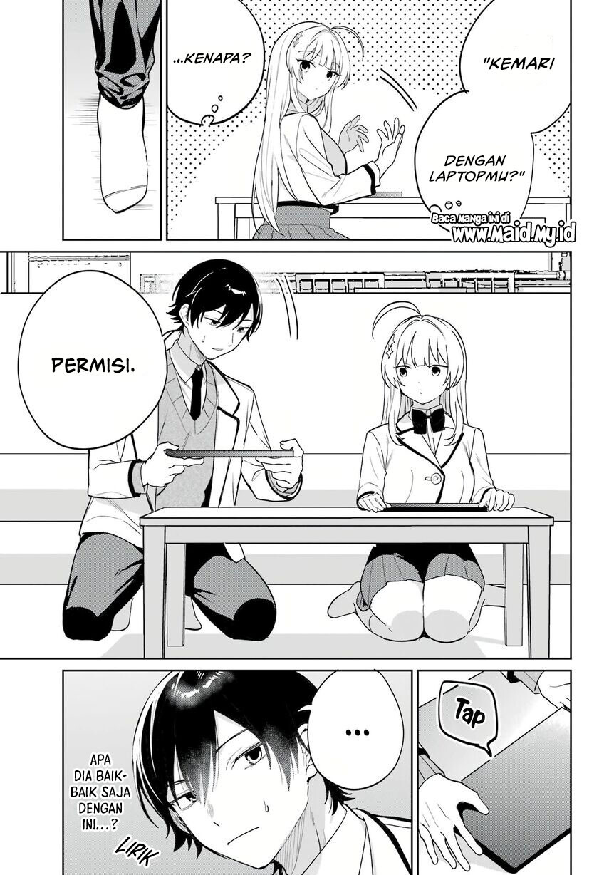 Remote Jugyou ni Nattara Class 1 no Bishoujo to Doukyo suru Koto ni Natta Chapter 4 - halaman 17