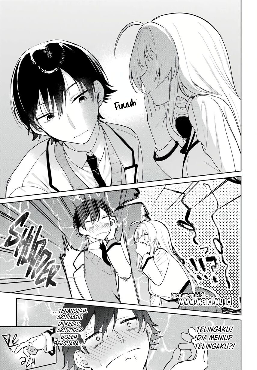 Remote Jugyou ni Nattara Class 1 no Bishoujo to Doukyo suru Koto ni Natta Chapter 4 - halaman 23