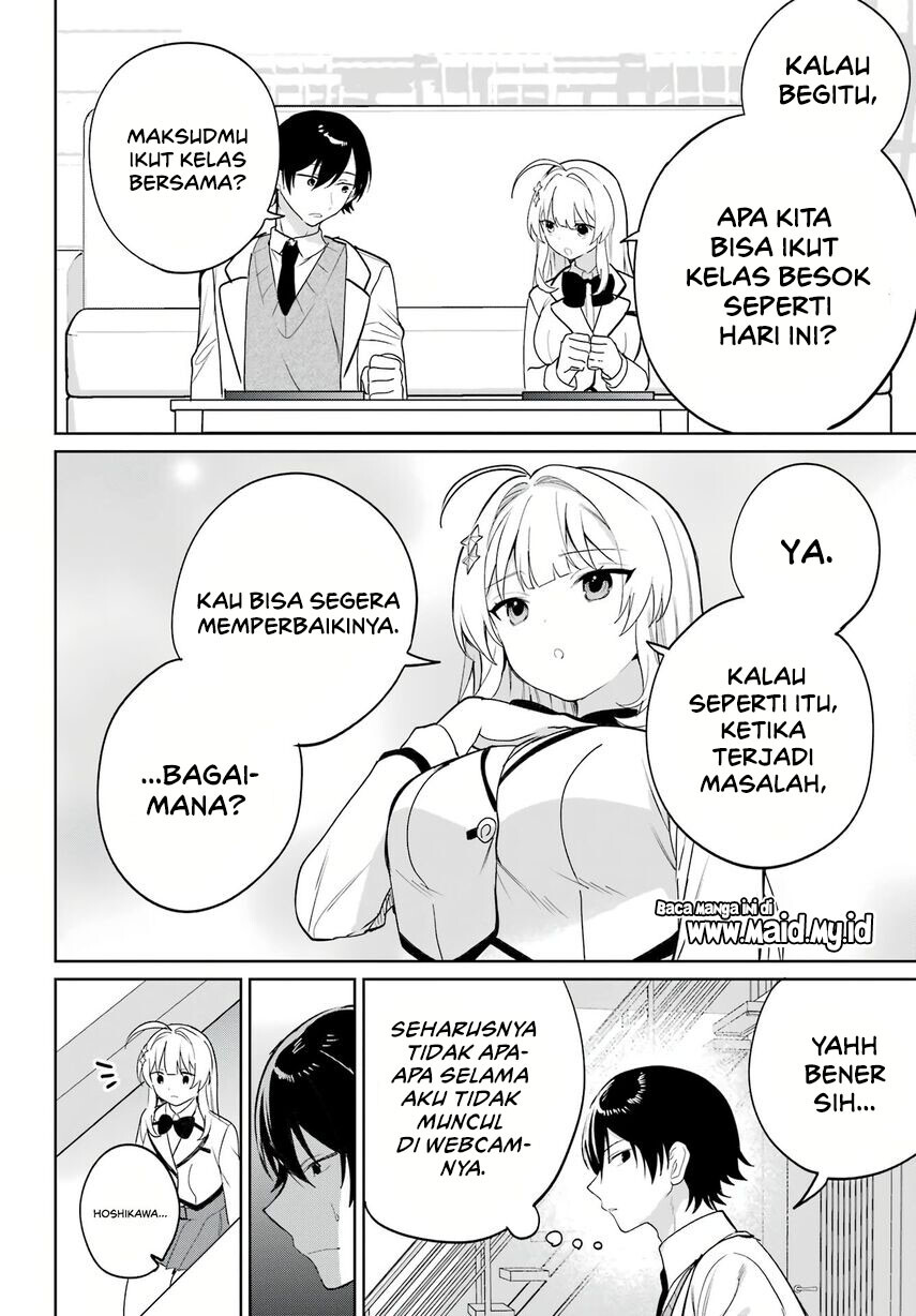 Remote Jugyou ni Nattara Class 1 no Bishoujo to Doukyo suru Koto ni Natta Chapter 4 - halaman 30