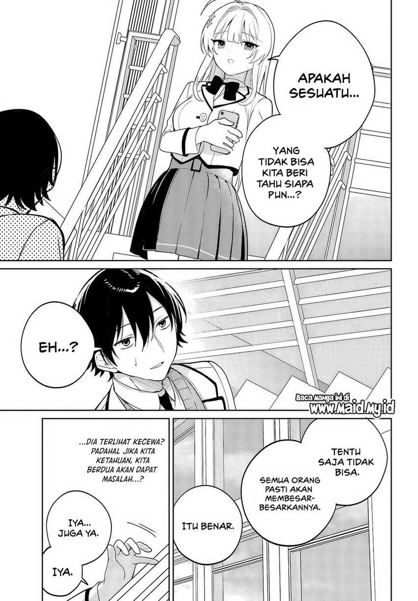 Remote Jugyou ni Nattara Class 1 no Bishoujo to Doukyo suru Koto ni Natta Chapter 5 - halaman 23