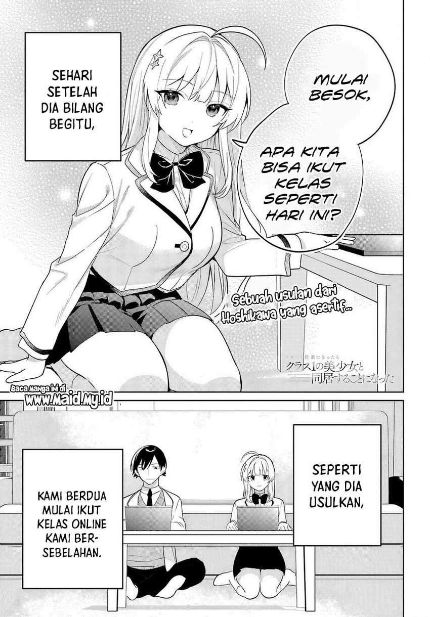 Remote Jugyou ni Nattara Class 1 no Bishoujo to Doukyo suru Koto ni Natta Chapter 5 - halaman 3