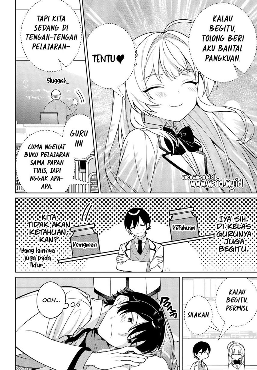 Remote Jugyou ni Nattara Class 1 no Bishoujo to Doukyo suru Koto ni Natta Chapter 6 - halaman 14