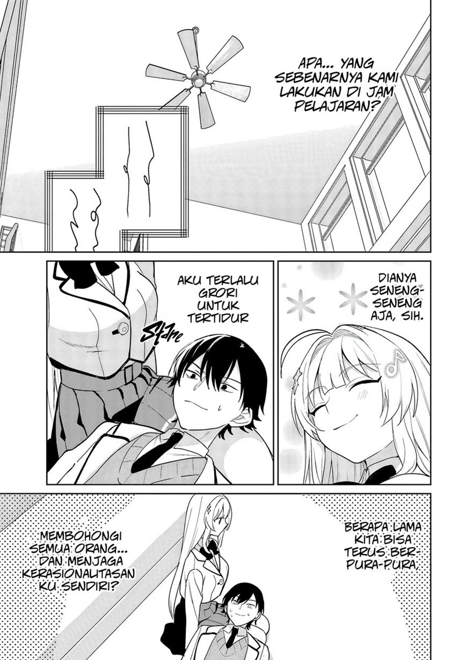 Remote Jugyou ni Nattara Class 1 no Bishoujo to Doukyo suru Koto ni Natta Chapter 6 - halaman 17