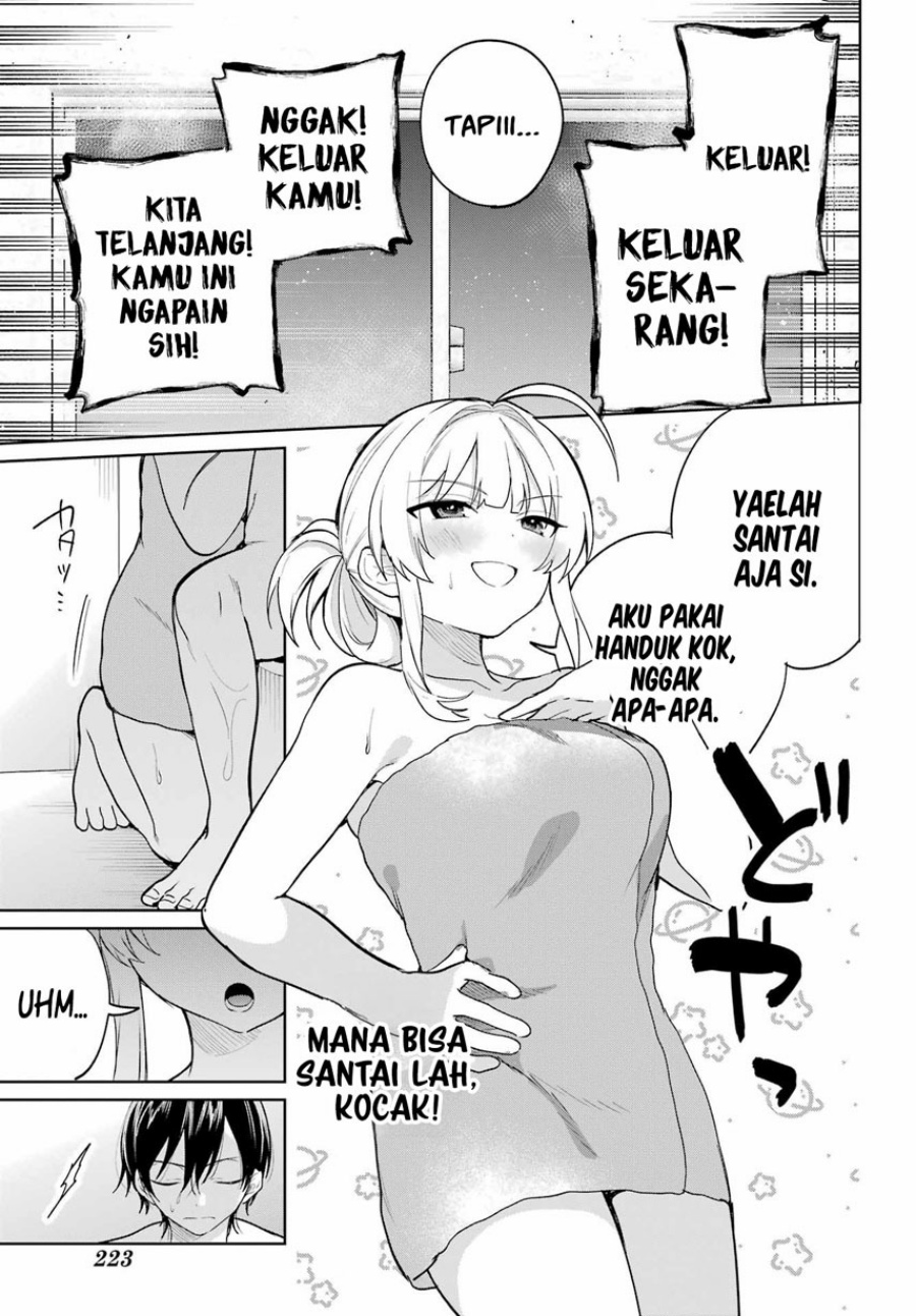 Remote Jugyou ni Nattara Class 1 no Bishoujo to Doukyo suru Koto ni Natta Chapter 8 - halaman 22