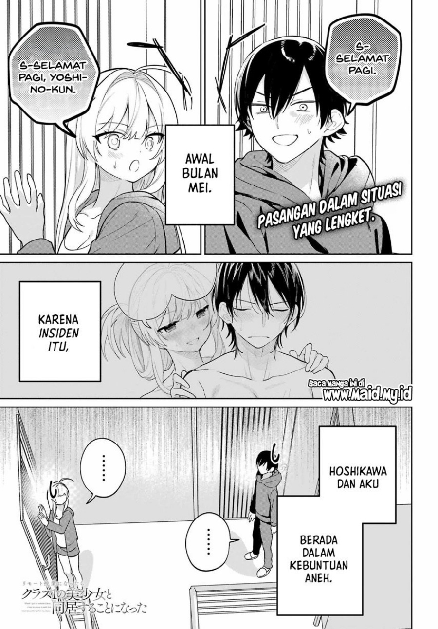 Remote Jugyou ni Nattara Class 1 no Bishoujo to Doukyo suru Koto ni Natta Chapter 9 - halaman 3