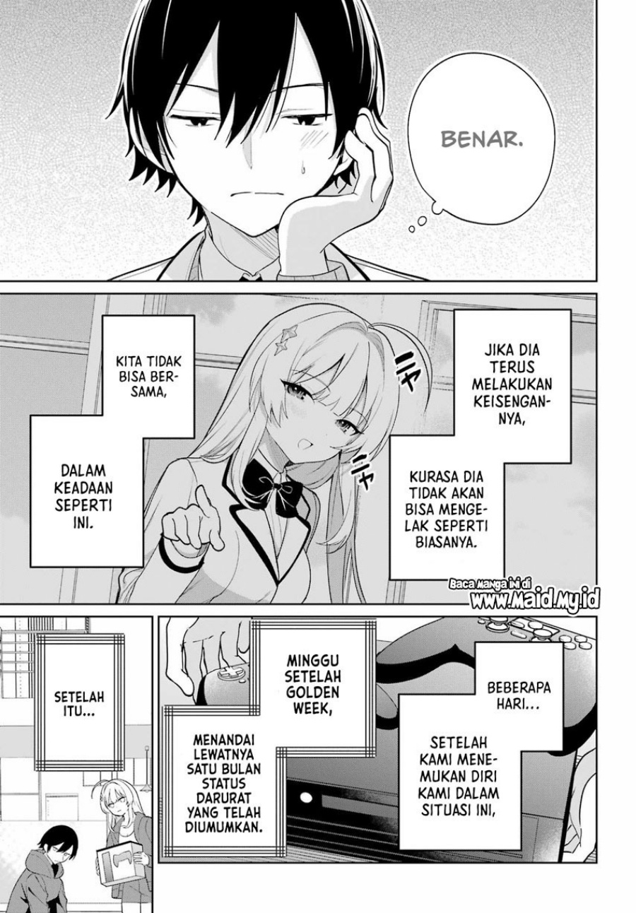 Remote Jugyou ni Nattara Class 1 no Bishoujo to Doukyo suru Koto ni Natta Chapter 9 - halaman 5