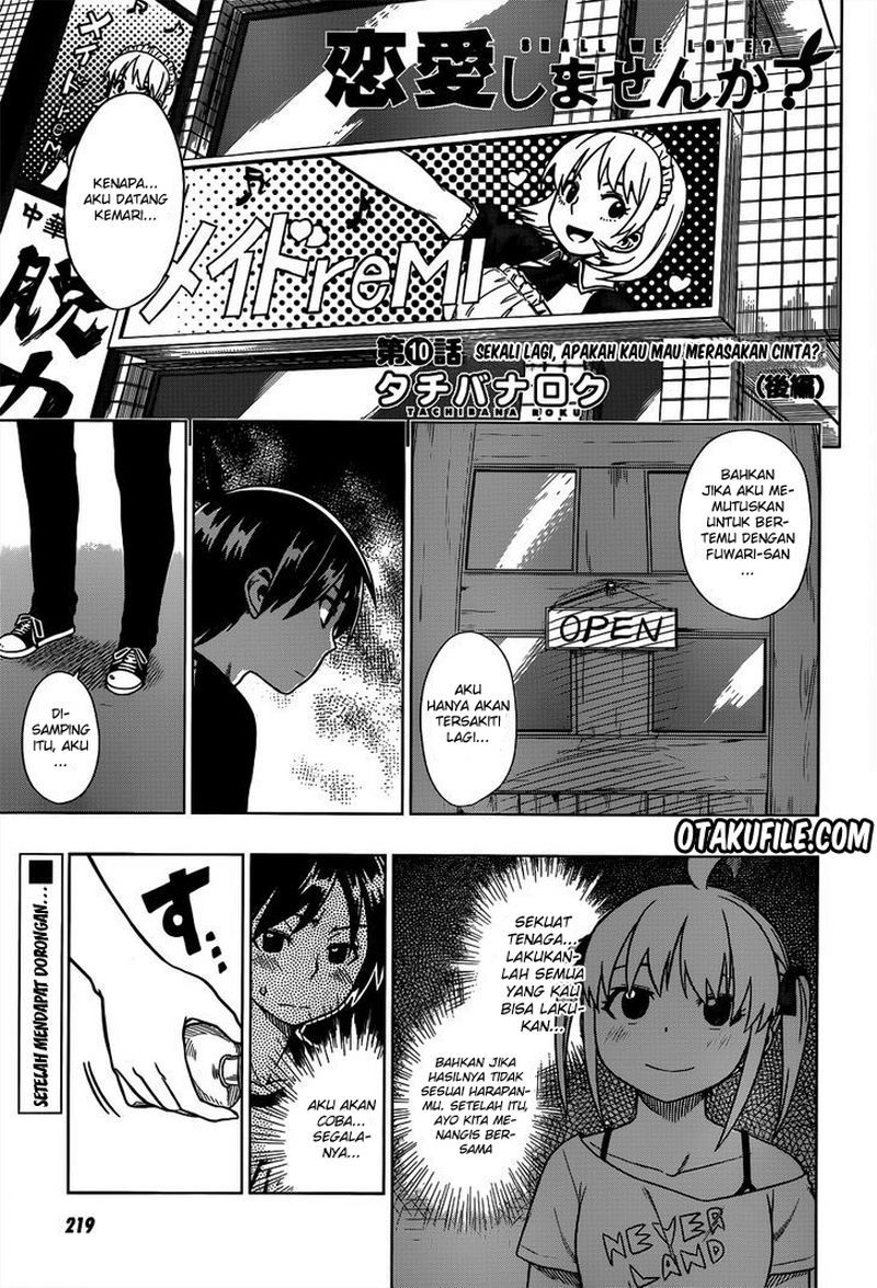 Renai Shimasen ka? Chapter 10.5 - halaman 1