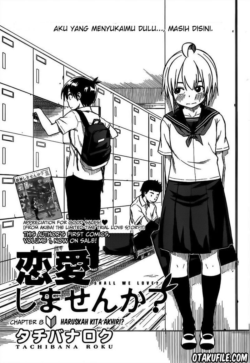 Renai Shimasen ka? Chapter 8 - halaman 1