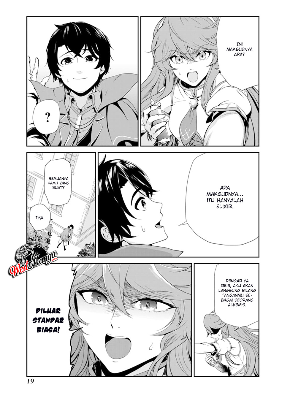 Renkinjutsushi desu. Jichou wa Gomibako ni Sutetekimashita. Chapter 1 - halaman 19