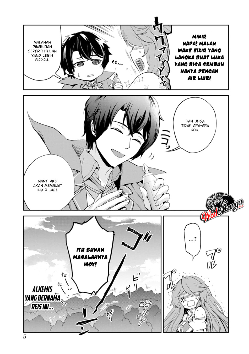 Renkinjutsushi desu. Jichou wa Gomibako ni Sutetekimashita. Chapter 1 - halaman 5