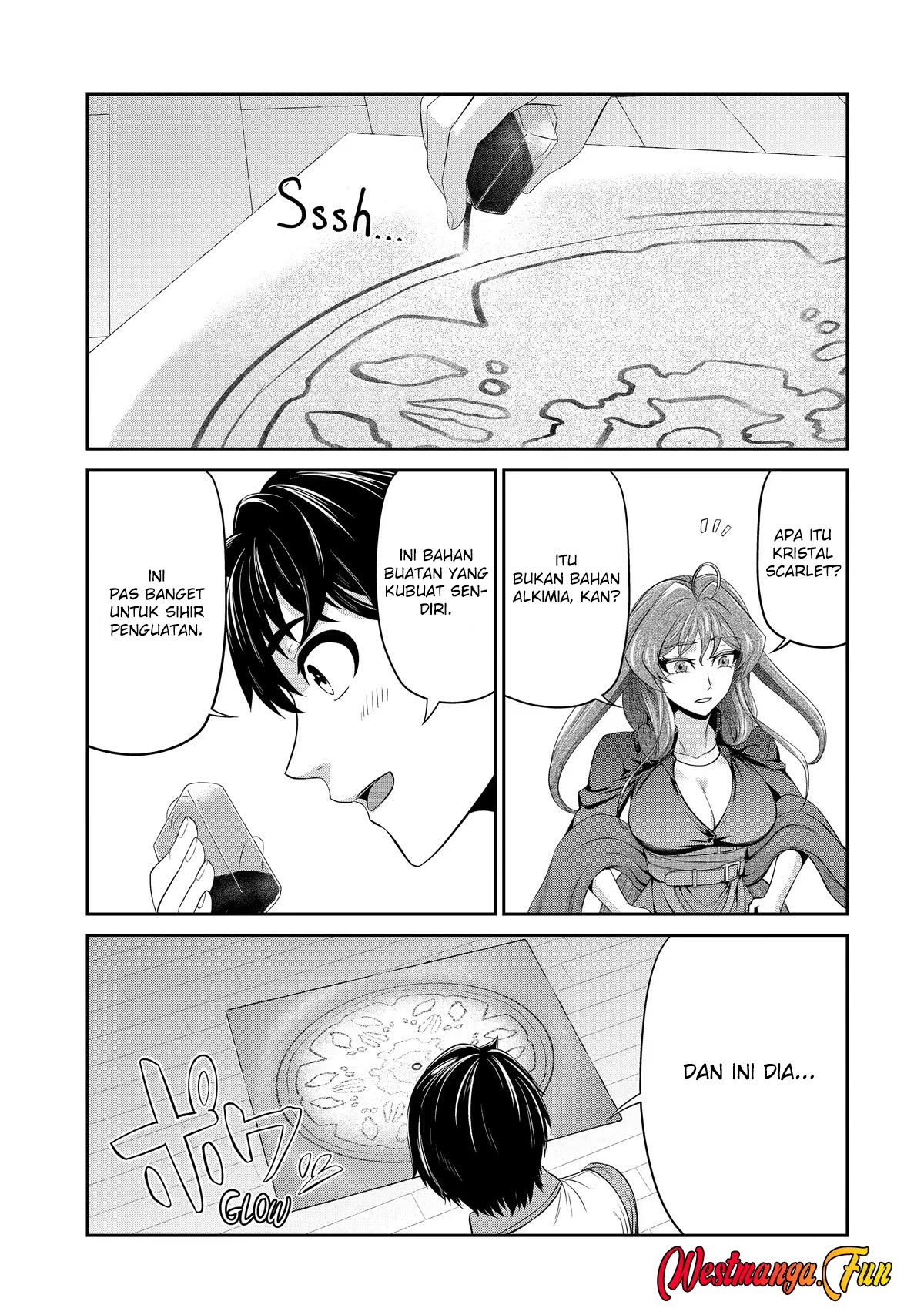 Renkinjutsushi desu. Jichou wa Gomibako ni Sutetekimashita. Chapter 14 - halaman 34