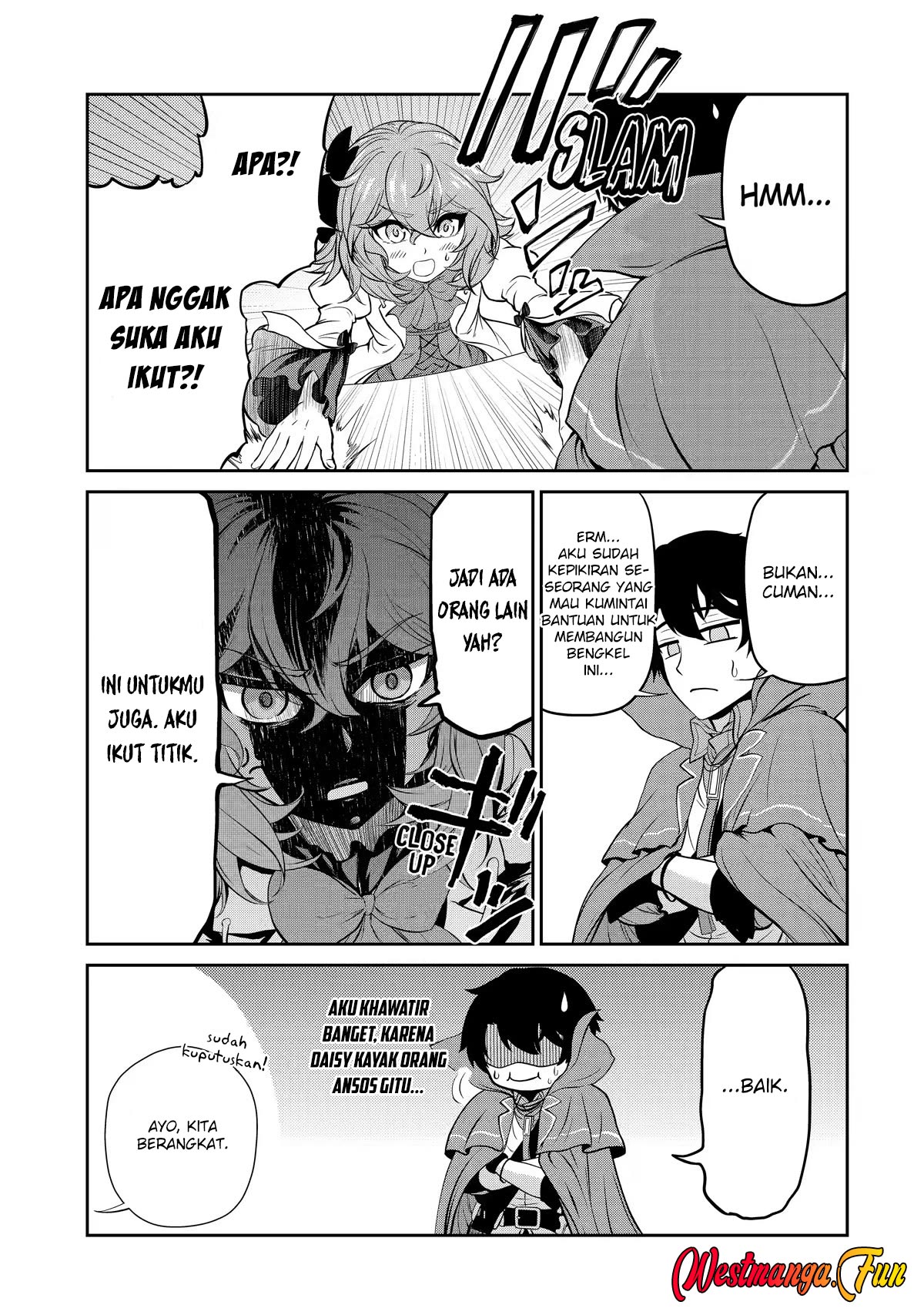 Renkinjutsushi desu. Jichou wa Gomibako ni Sutetekimashita. Chapter 8 - halaman 7