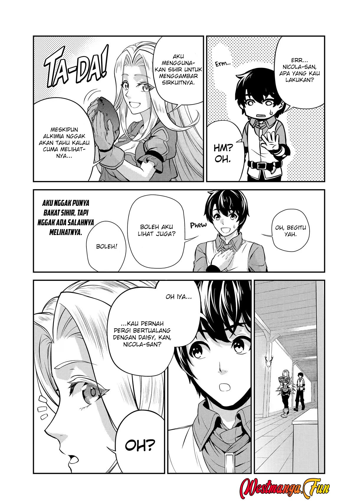 Renkinjutsushi desu. Jichou wa Gomibako ni Sutetekimashita. Chapter 9 - halaman 34