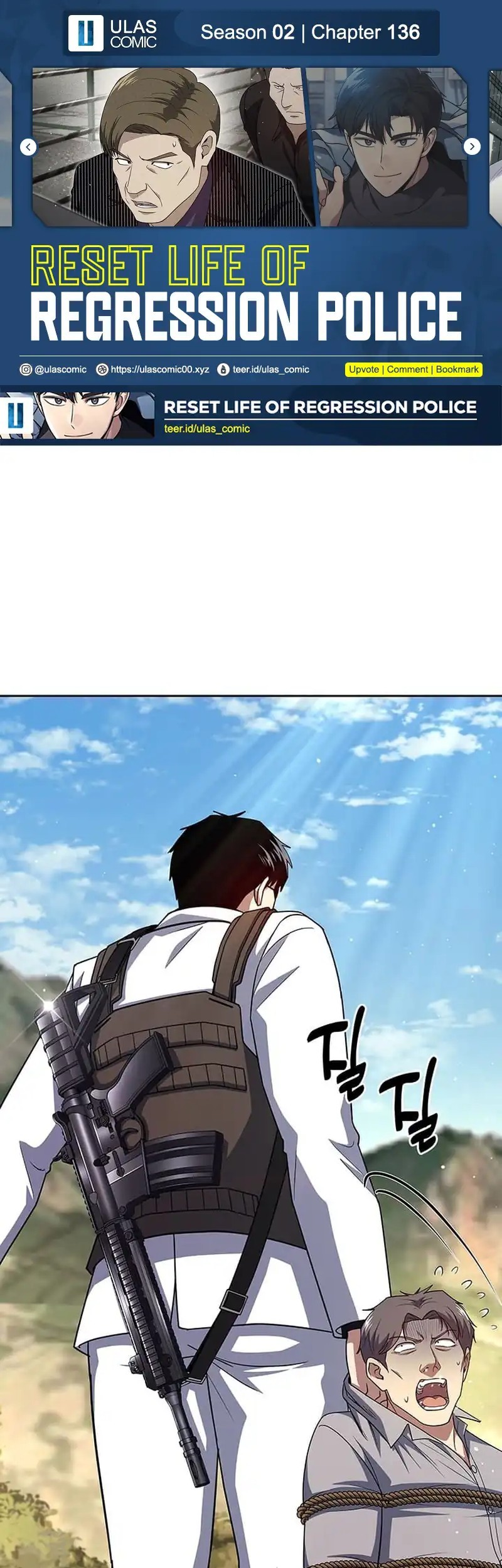 Reset Life of Regression Police Chapter 136 - halaman 1