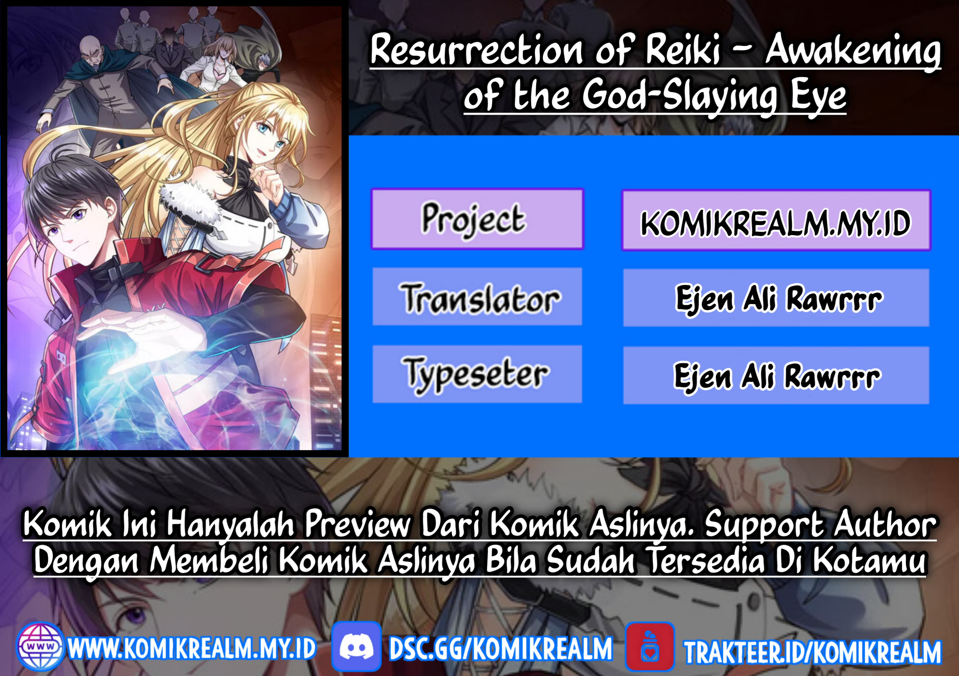 Resurrection of Reiki – Awakening of the God-Slaying Eye Chapter 1 - halaman 1
