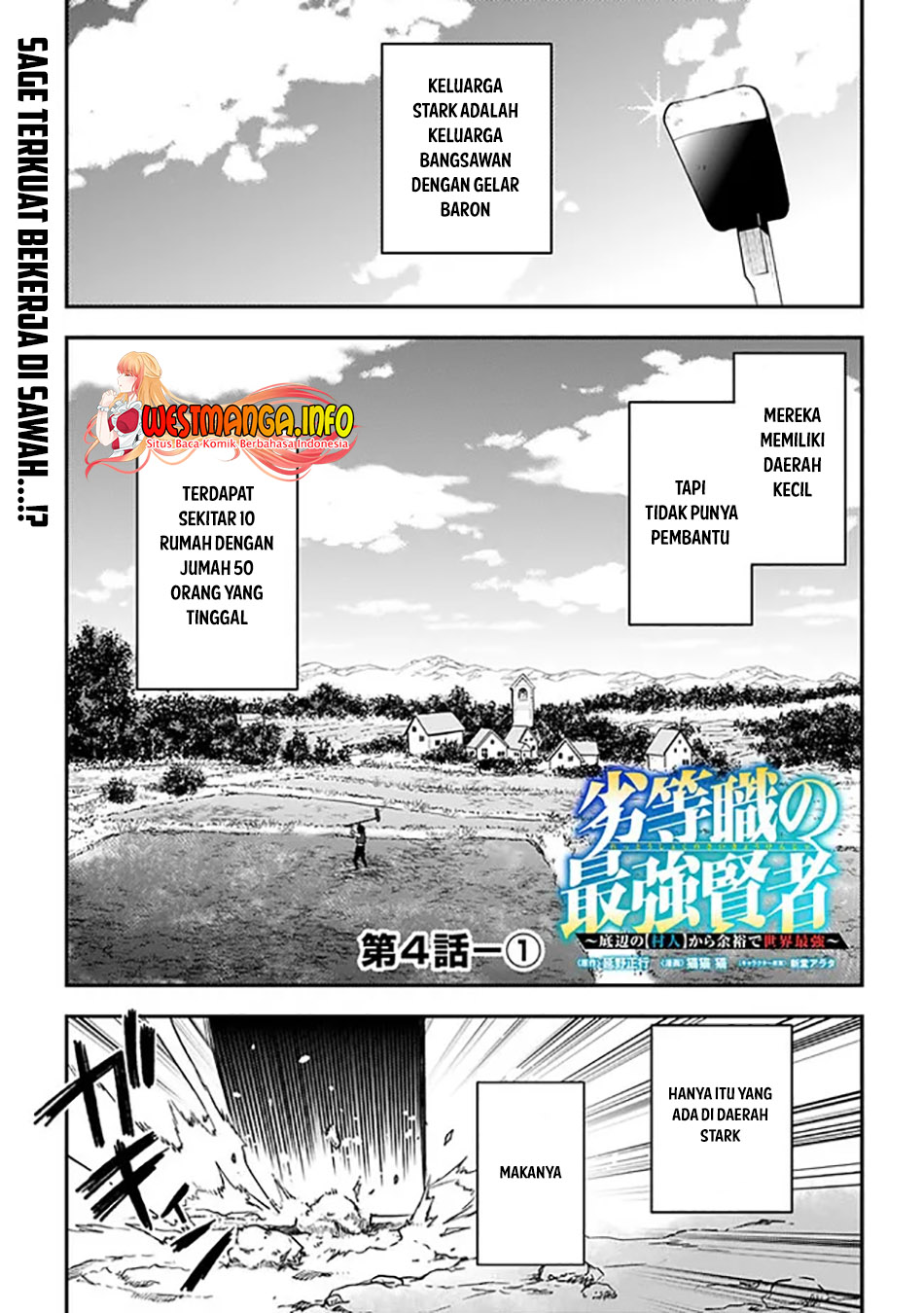 Rettoshoku no Saikyo Kenja ~ Teihen no [Murabito] Kara Yoyuu de Sekai Saikyo ~ Chapter 4.1 - halaman 3