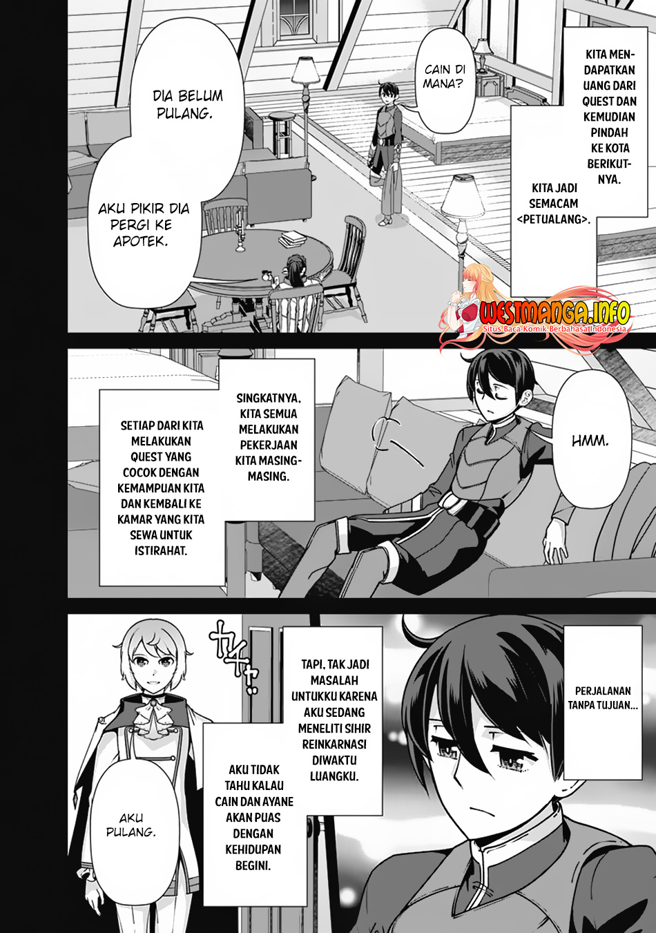 Rettou Me no Tensei Majutsushi Shiitage Rareta Moto Yuusha wa Mirai no Sekai o Yoyuu de Ikinuku Chapter 107 - halaman 4