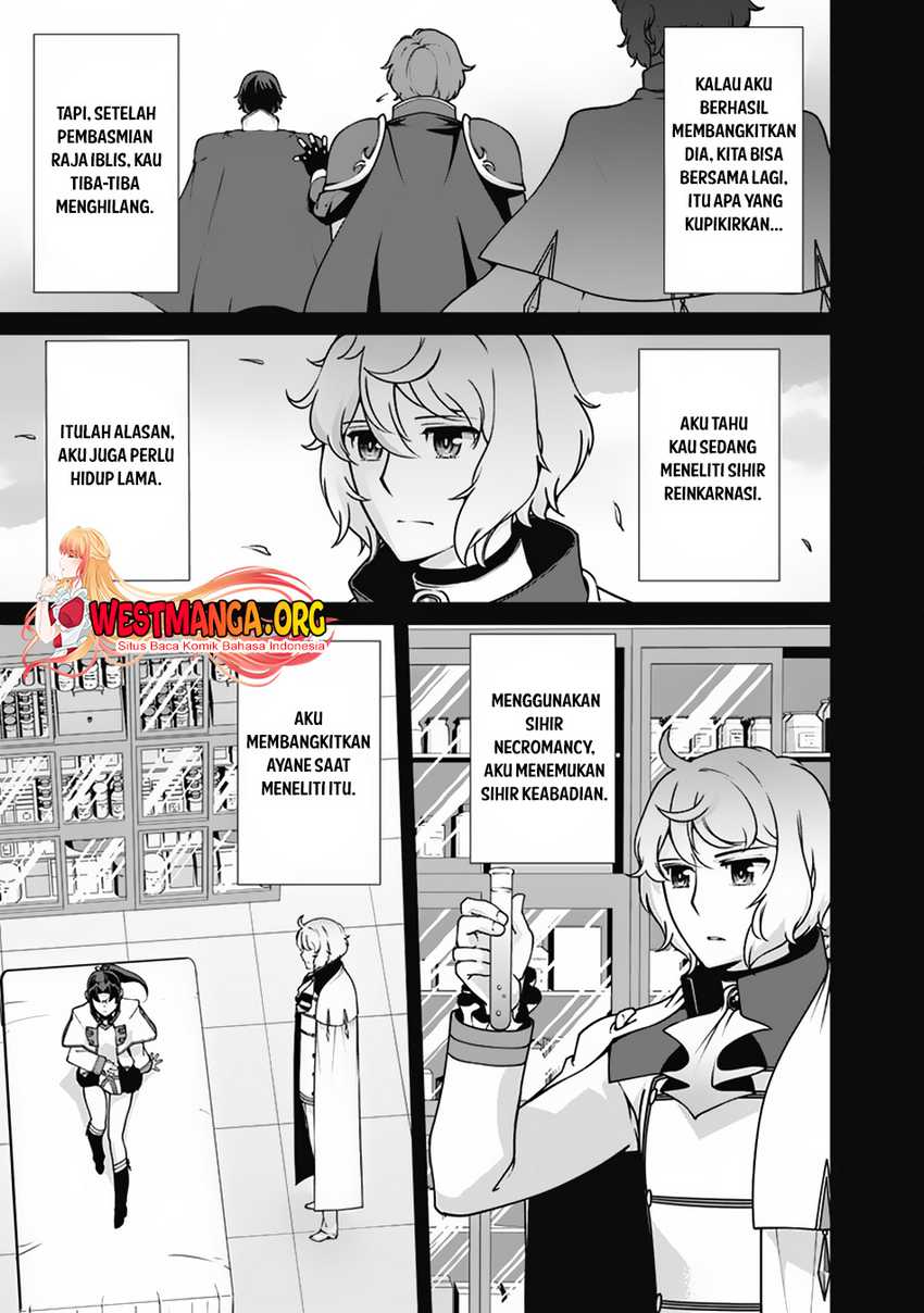 Rettou Me no Tensei Majutsushi Shiitage Rareta Moto Yuusha wa Mirai no Sekai o Yoyuu de Ikinuku Chapter 110 - halaman 1