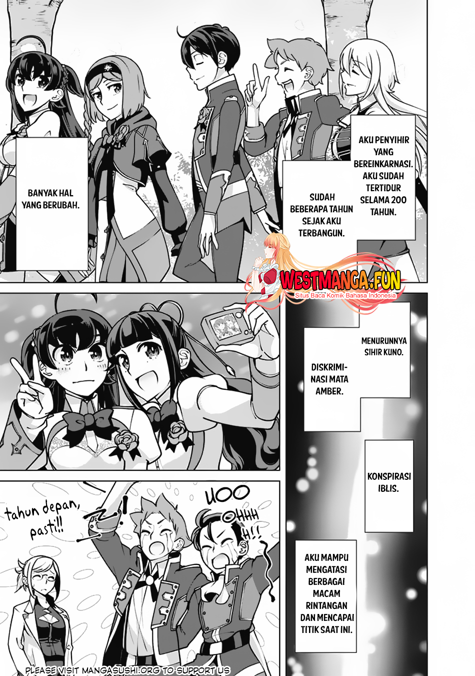 Rettou Me no Tensei Majutsushi Shiitage Rareta Moto Yuusha wa Mirai no Sekai o Yoyuu de Ikinuku Chapter 114 - halaman 18