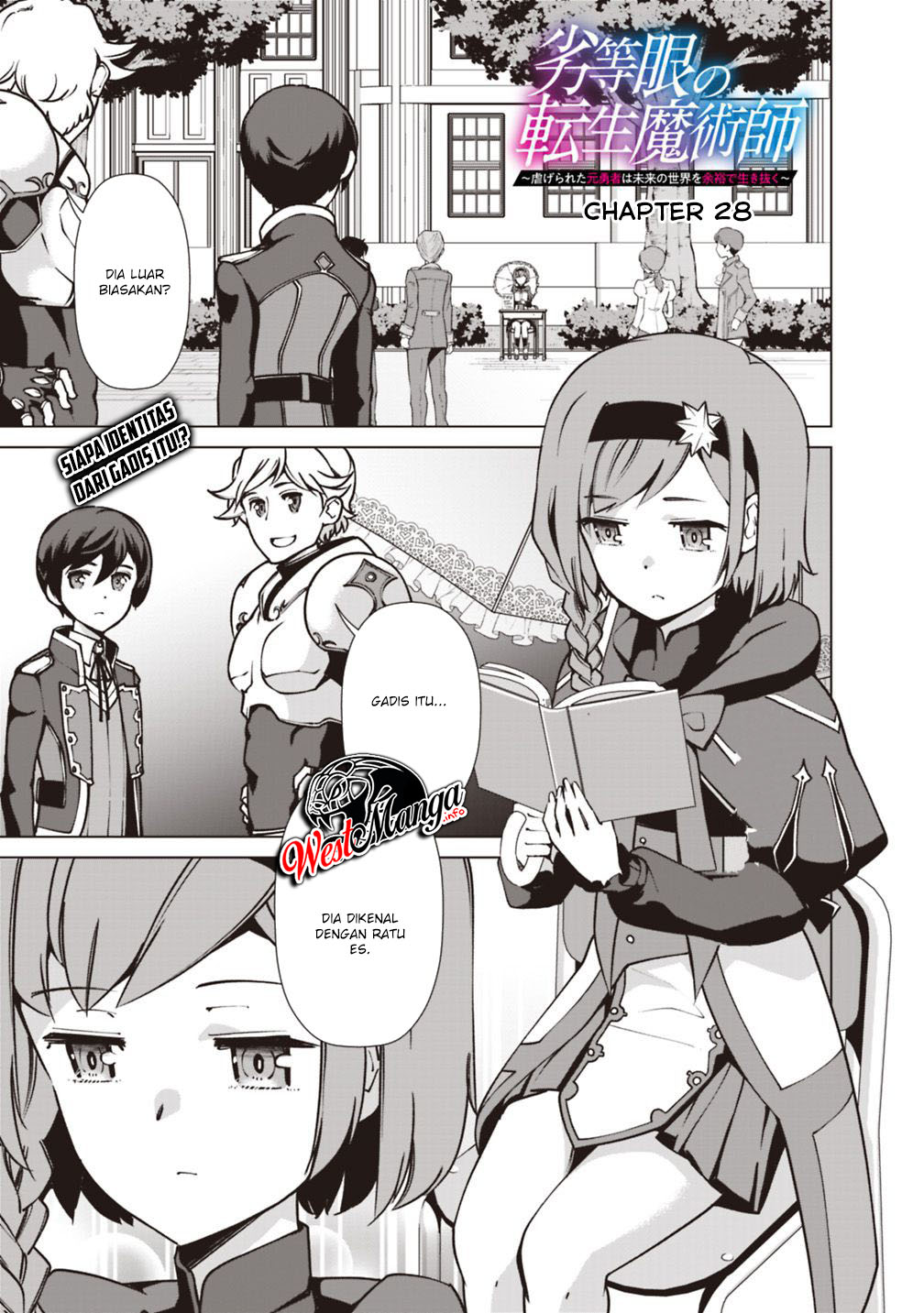 Rettou Me no Tensei Majutsushi Shiitage Rareta Moto Yuusha wa Mirai no Sekai o Yoyuu de Ikinuku Chapter 28 - halaman 2