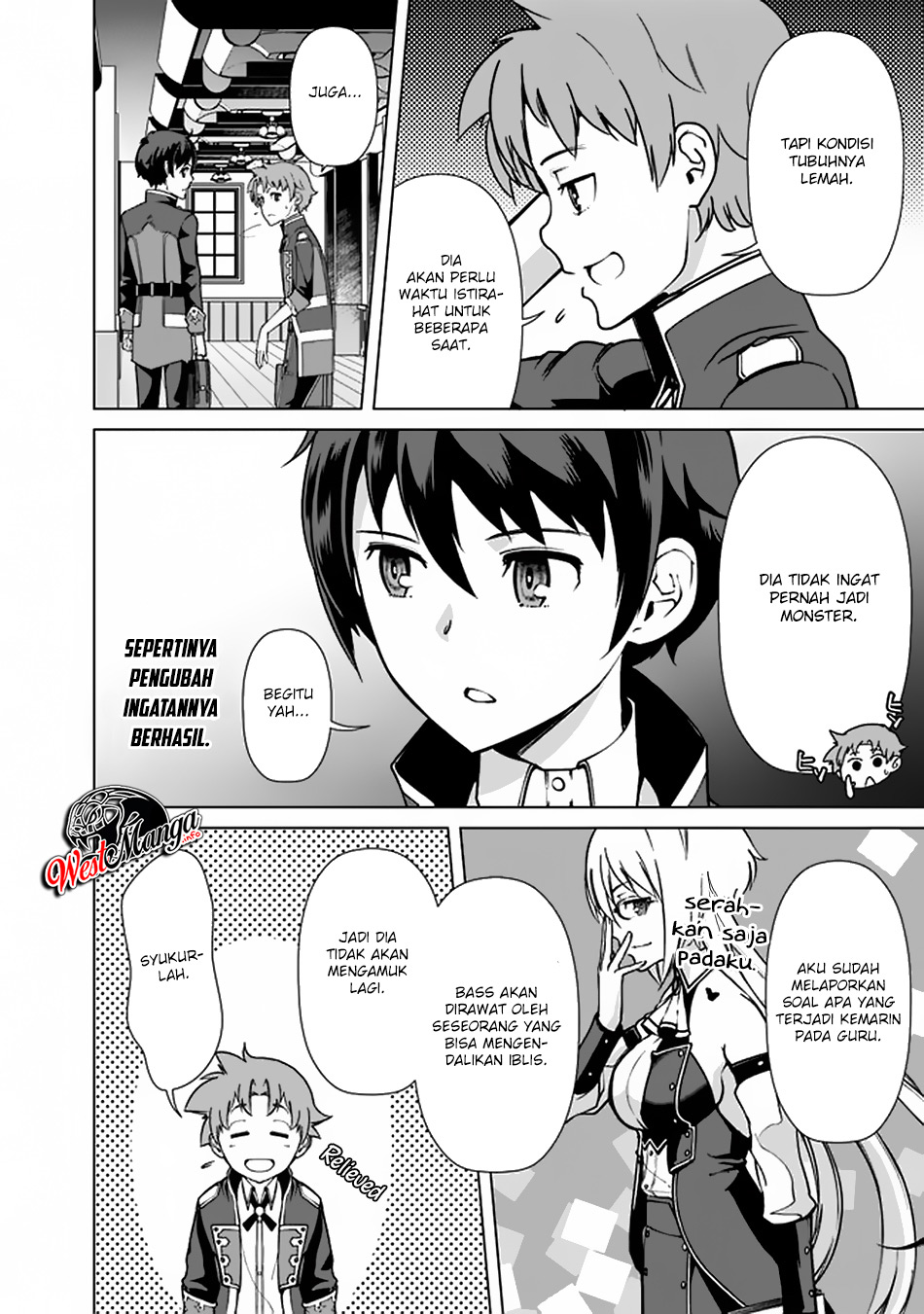 Rettou Me no Tensei Majutsushi Shiitage Rareta Moto Yuusha wa Mirai no Sekai o Yoyuu de Ikinuku Chapter 35 - halaman 1