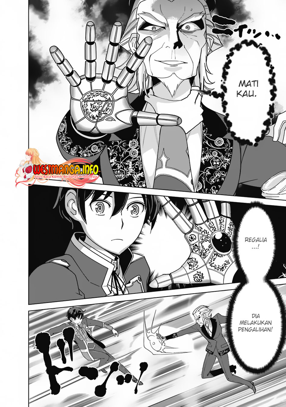 Rettou Me no Tensei Majutsushi Shiitage Rareta Moto Yuusha wa Mirai no Sekai o Yoyuu de Ikinuku Chapter 78 - halaman 3