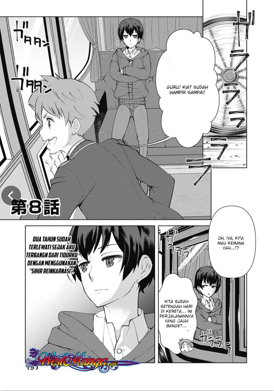 Rettou Me no Tensei Majutsushi Shiitage Rareta Moto Yuusha wa Mirai no Sekai o Yoyuu de Ikinuku Chapter 8 - halaman 1