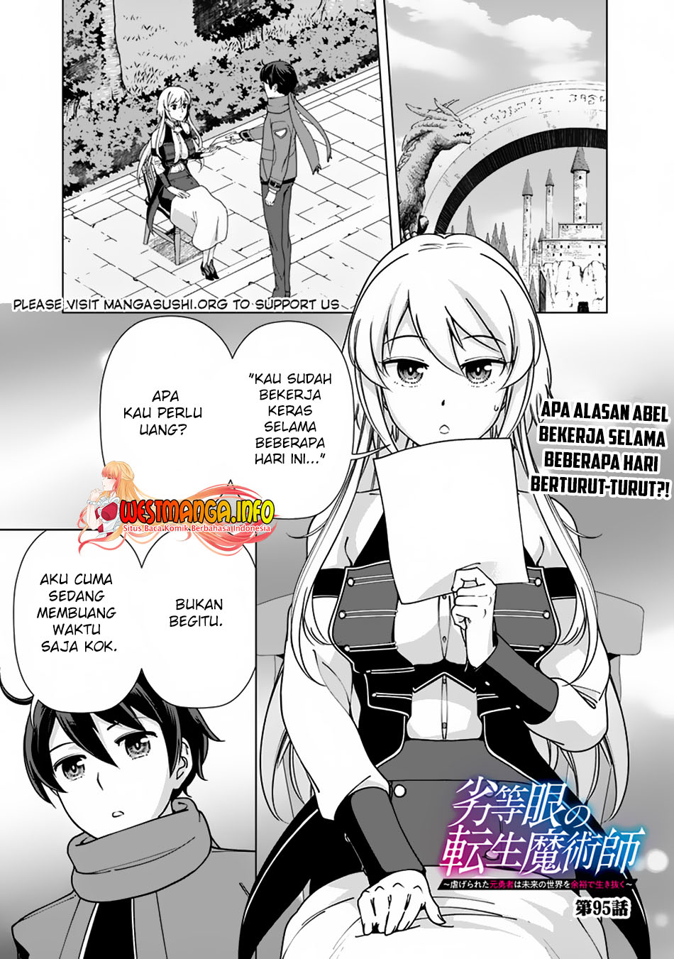 Rettou Me no Tensei Majutsushi Shiitage Rareta Moto Yuusha wa Mirai no Sekai o Yoyuu de Ikinuku Chapter 95 - halaman 2