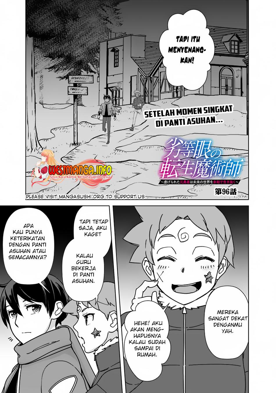 Rettou Me no Tensei Majutsushi Shiitage Rareta Moto Yuusha wa Mirai no Sekai o Yoyuu de Ikinuku Chapter 96 - halaman 2