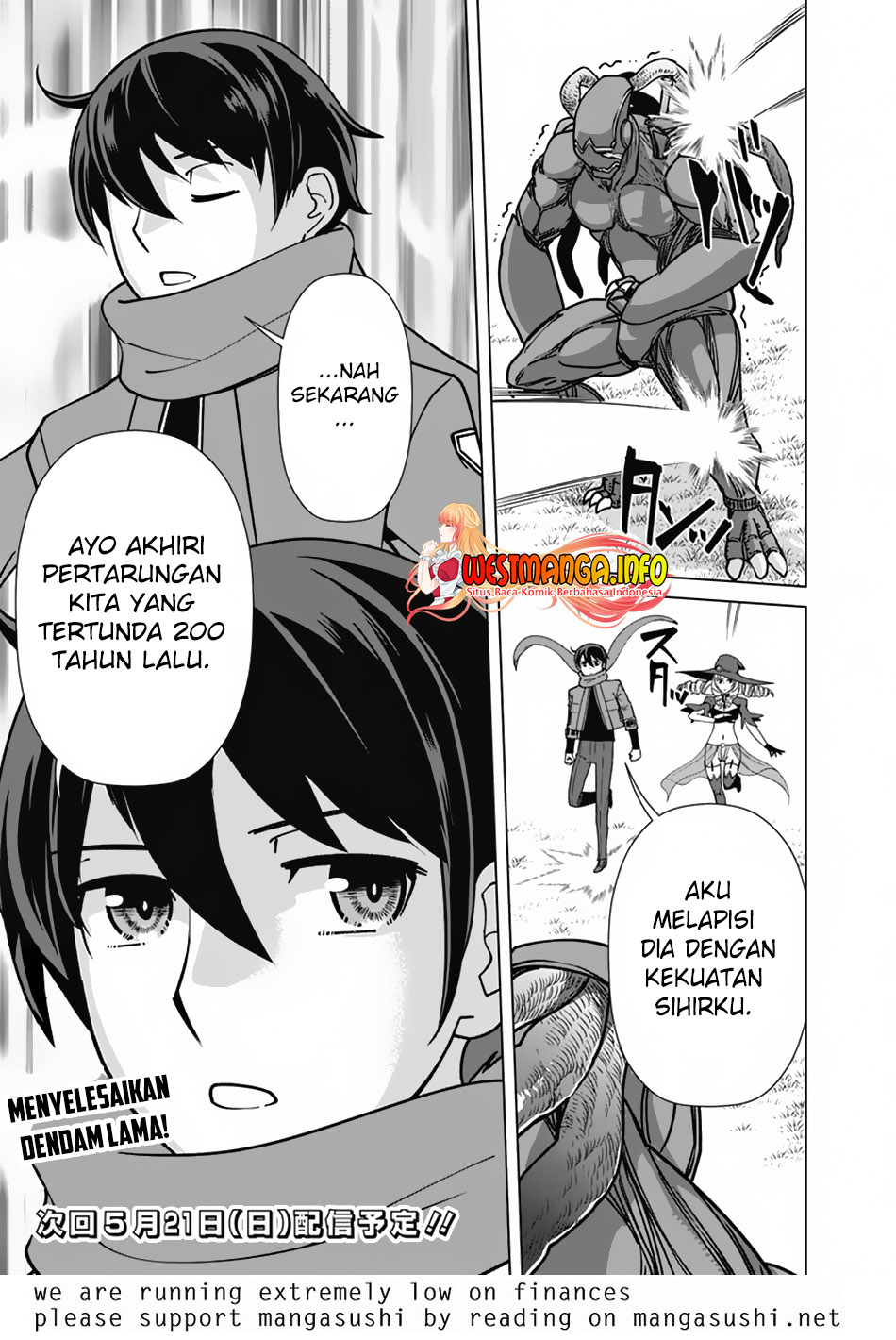 Rettou Me no Tensei Majutsushi Shiitage Rareta Moto Yuusha wa Mirai no Sekai o Yoyuu de Ikinuku Chapter 99 - halaman 24