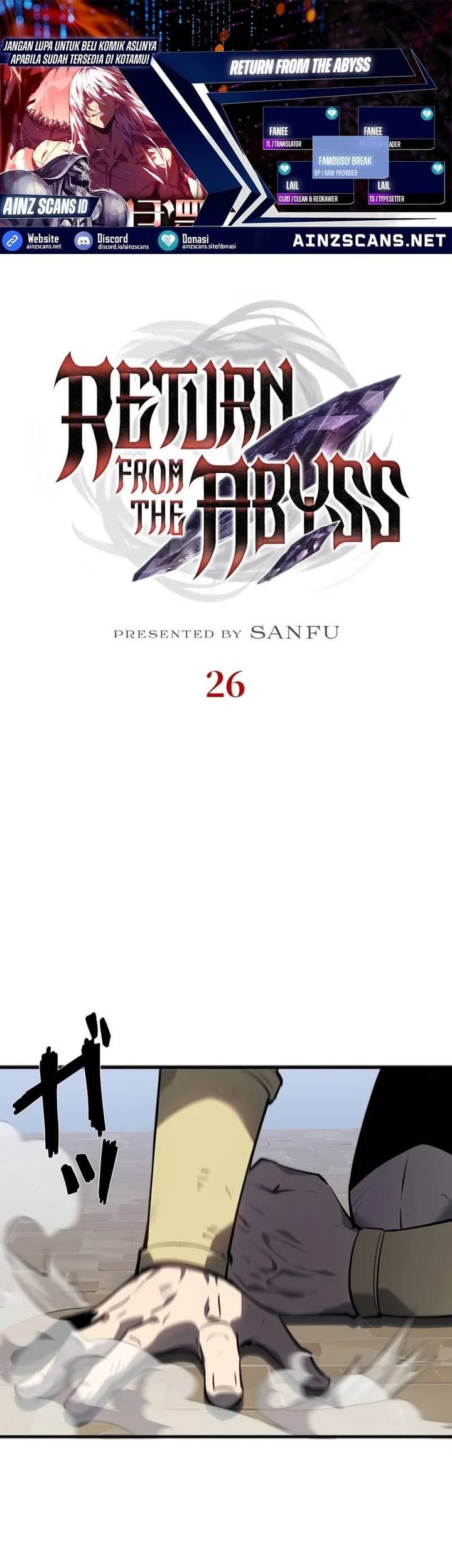 Return From The Abyss Chapter 26 - halaman 1