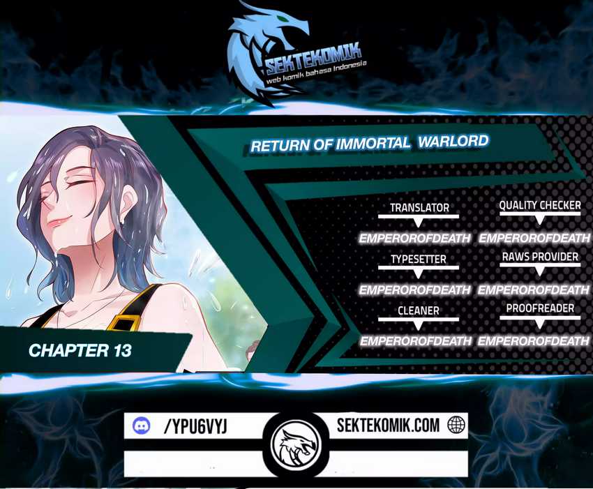 Return of Immortal Warlord Chapter 13 - halaman 1