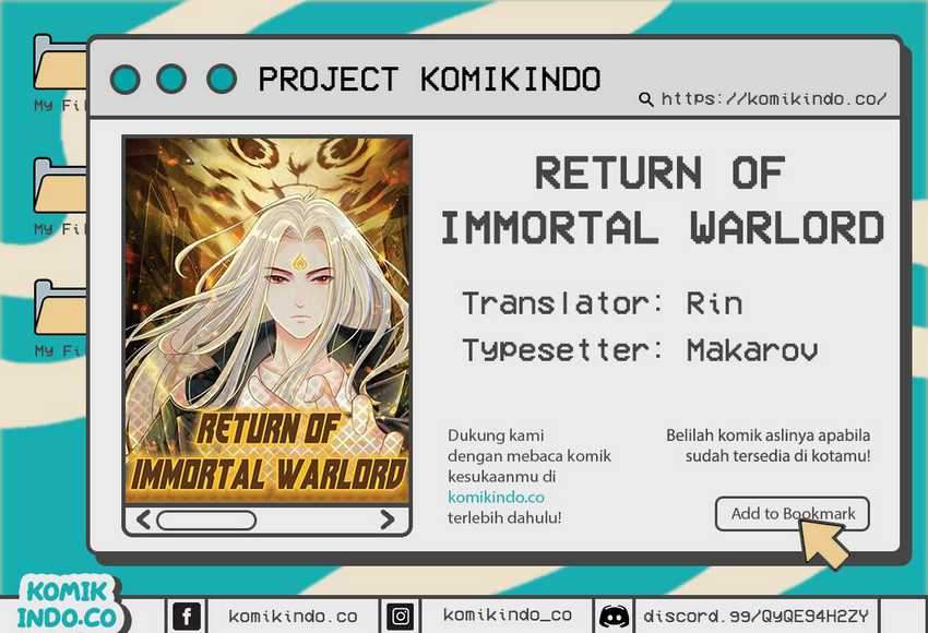 Return of Immortal Warlord Chapter 2 - halaman 1