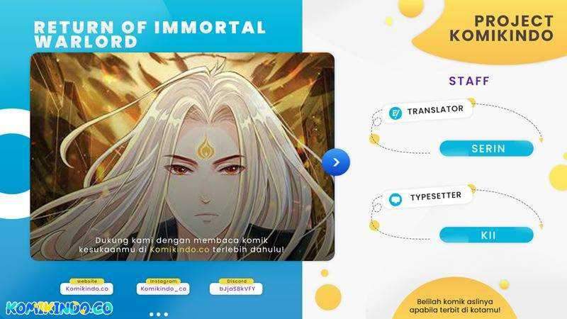 Return of Immortal Warlord Chapter 4 - halaman 1
