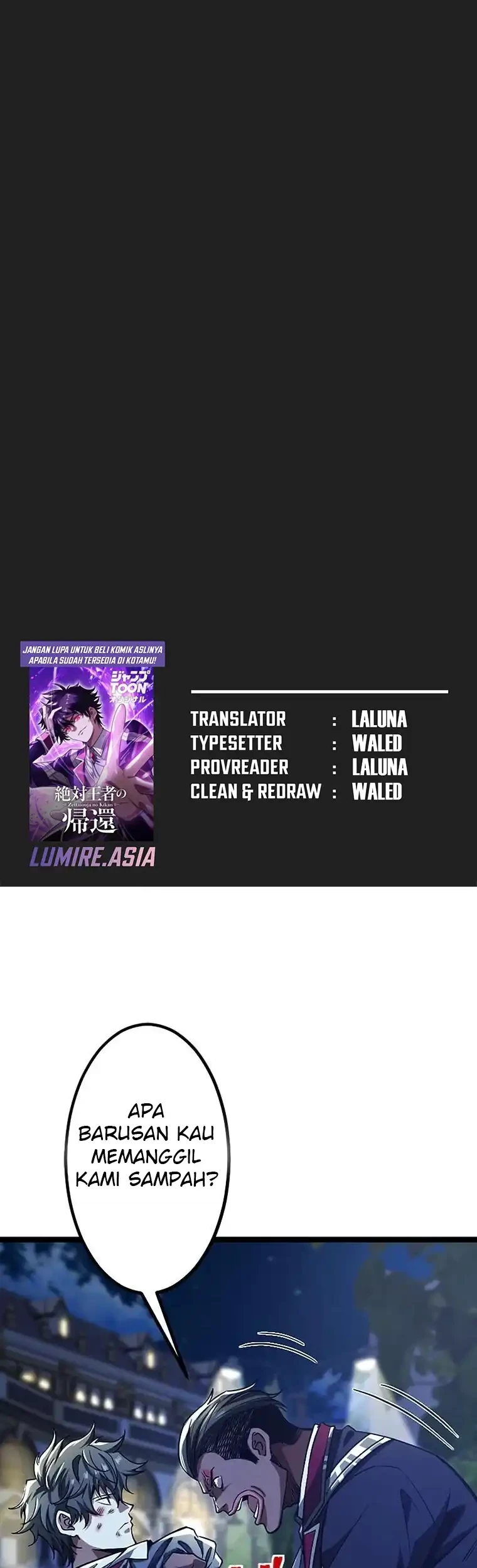 Return of the Absolute Champion Chapter 2 - halaman 1