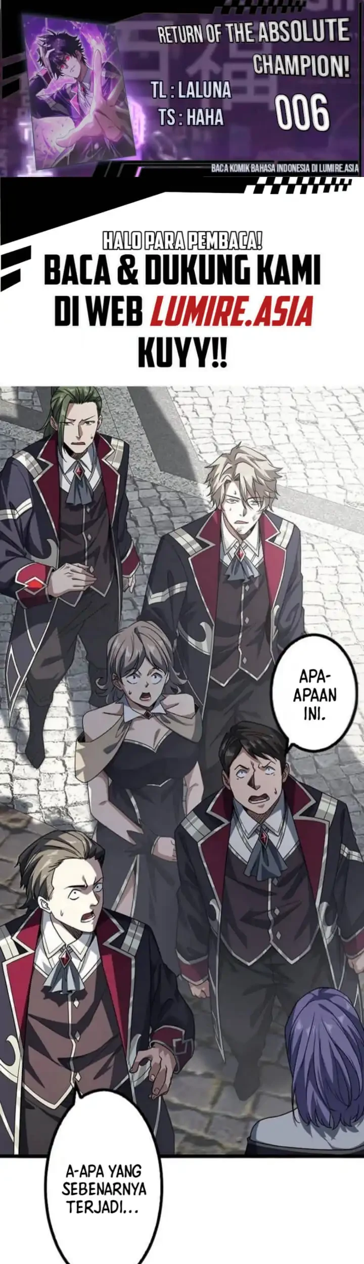 Return of the Absolute Champion Chapter 6 - halaman 1
