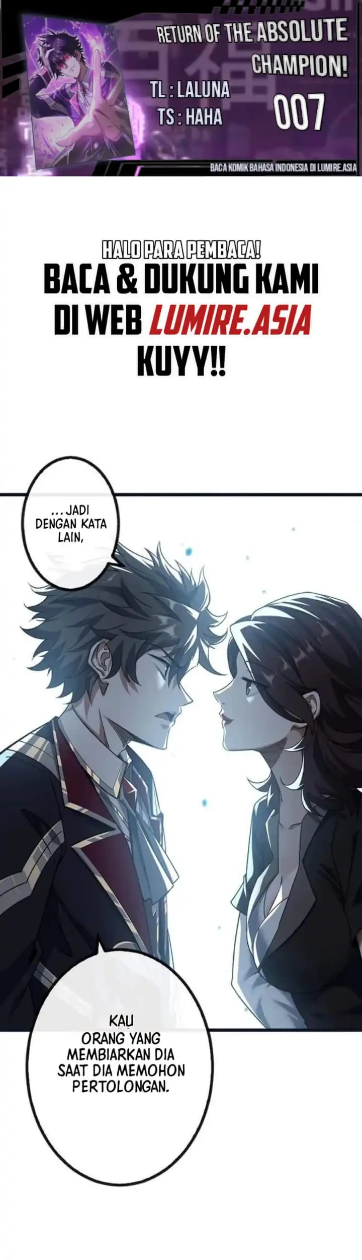 Return of the Absolute Champion Chapter 7 - halaman 1